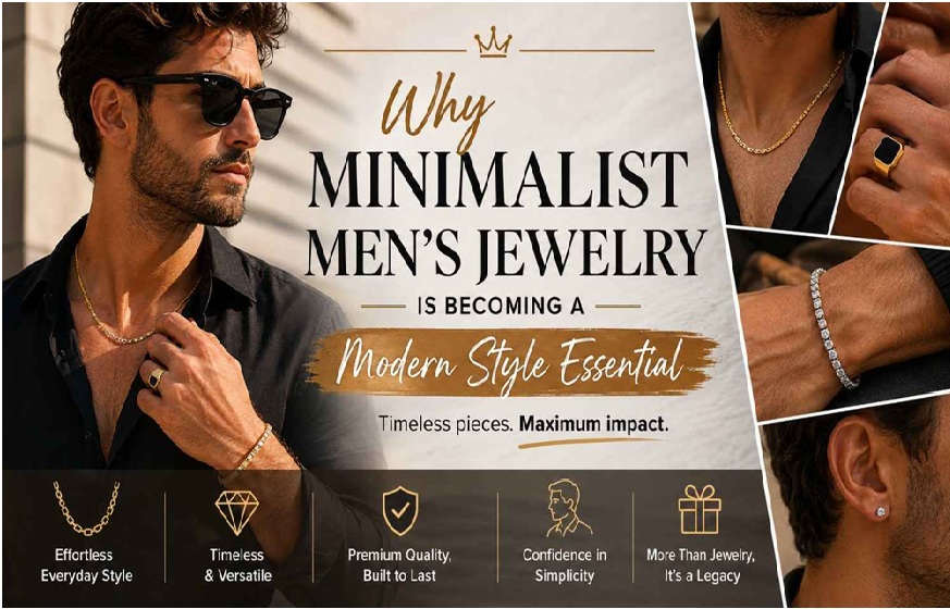 Why Minimalist Men’s Jewelry Is Becoming a Modern Style Essential